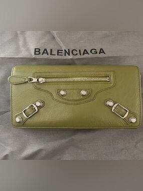 Balenciaga Moto Long Wallet